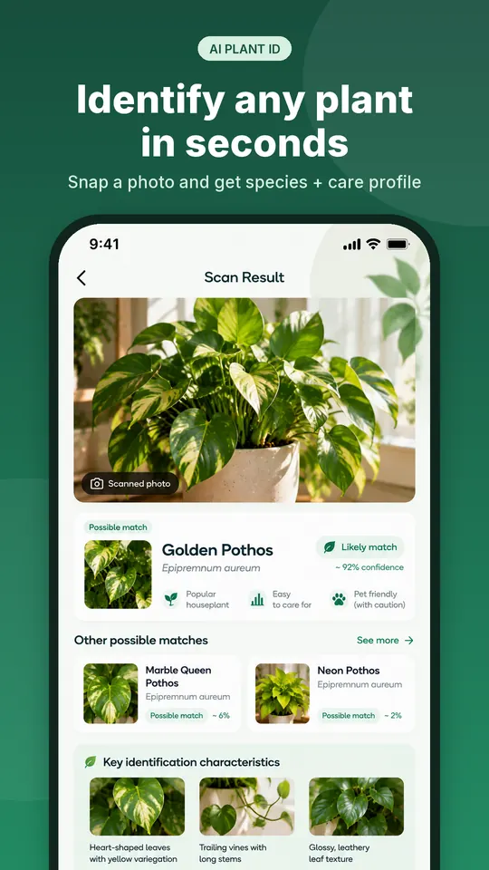 Plantiqo screenshot 2: Identify any plant in seconds
