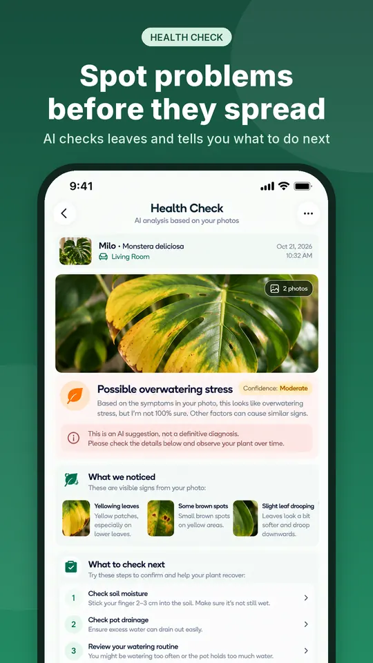 Plantiqo screenshot 3: Spot problems before they spread